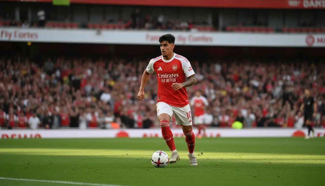 Arsenal player with the ball