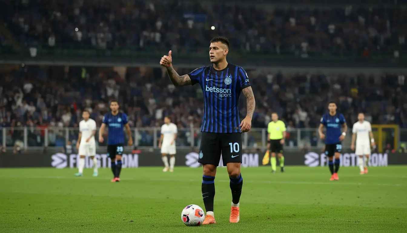 the moment of the Inter Milan match