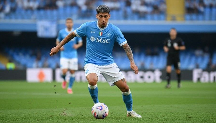 football player of the Napoli club